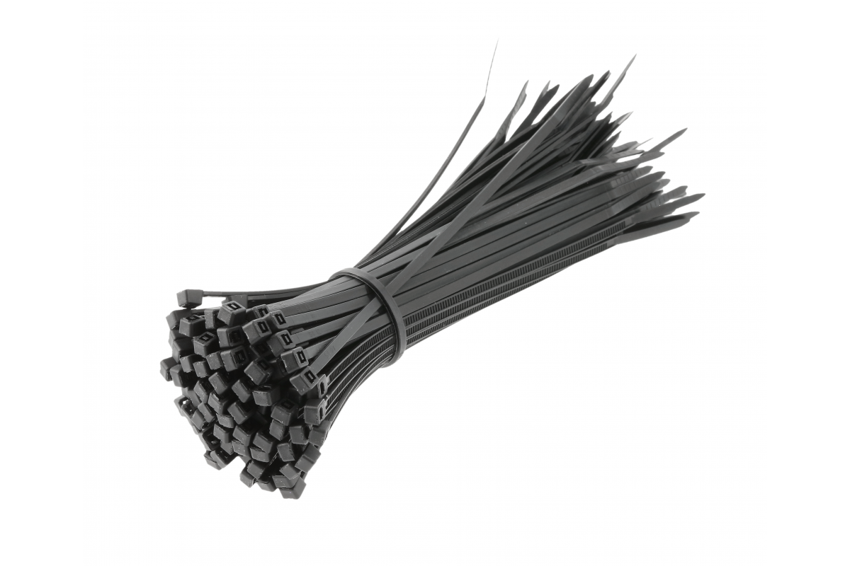 Nylon-Kabelbinder 2,5 x 140 mm, 100 Stück, Schwarz