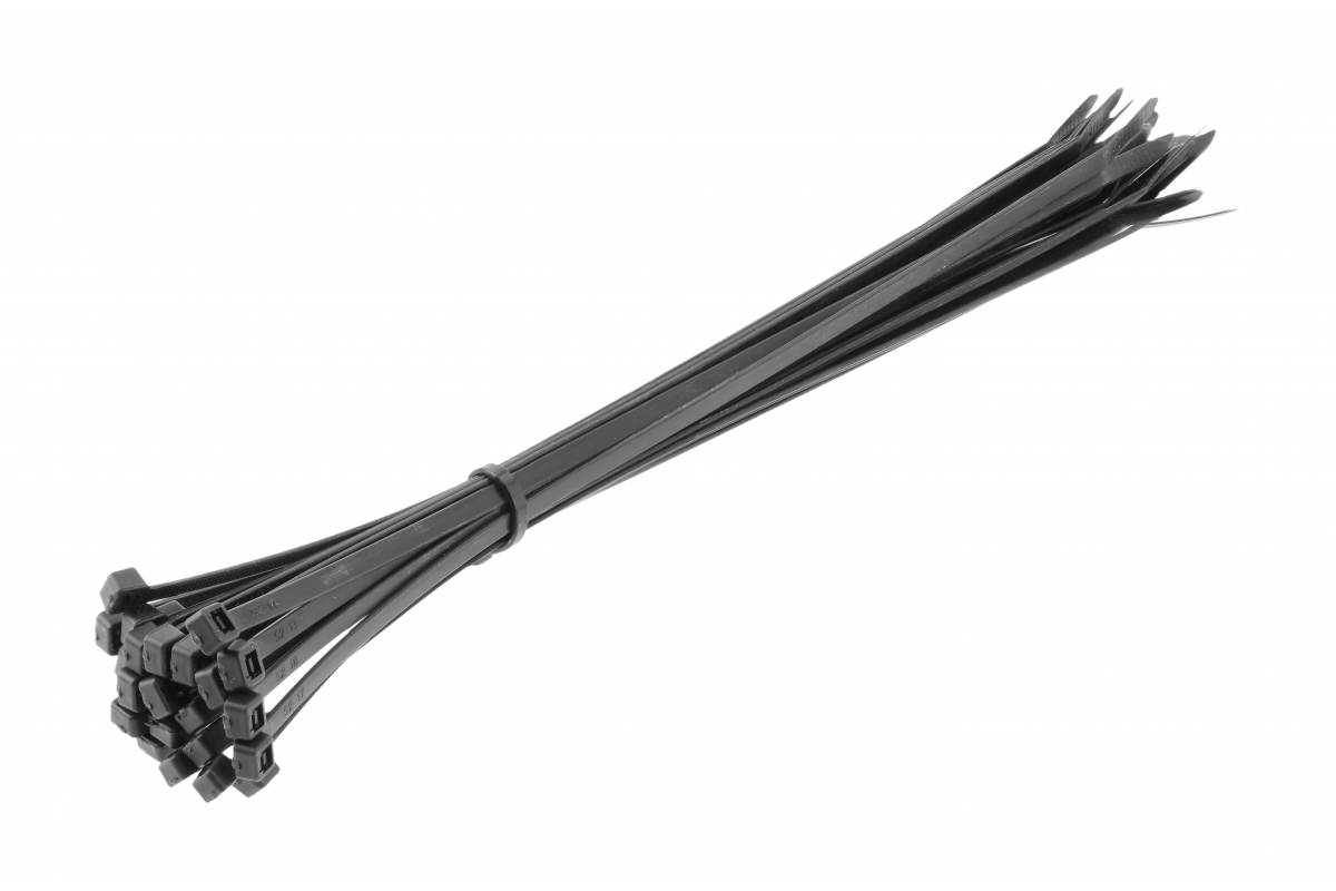 Nylon Cable Ties 4.8 x 300 mm, 25 pcs, Black