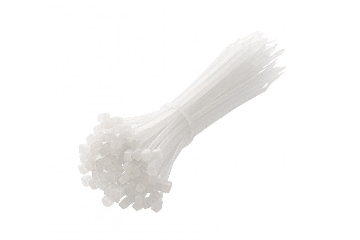 Nylon Cable Ties 2.5 x 140 mm, 100 pcs, White