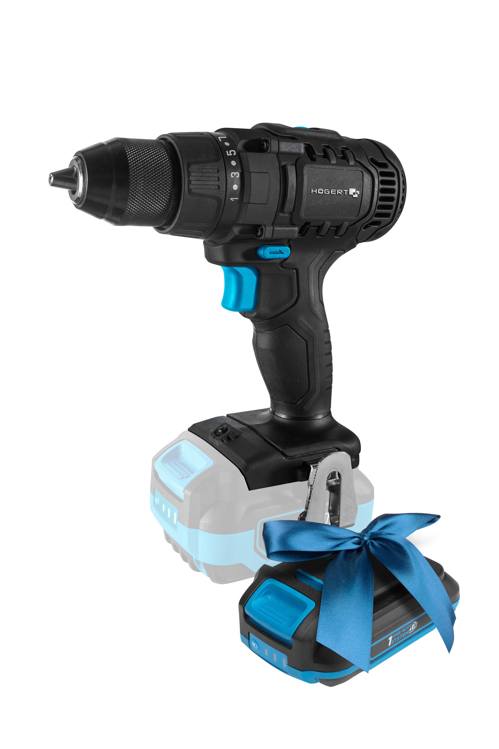 Drill driver 50Nm 18V + battery 2Ah set