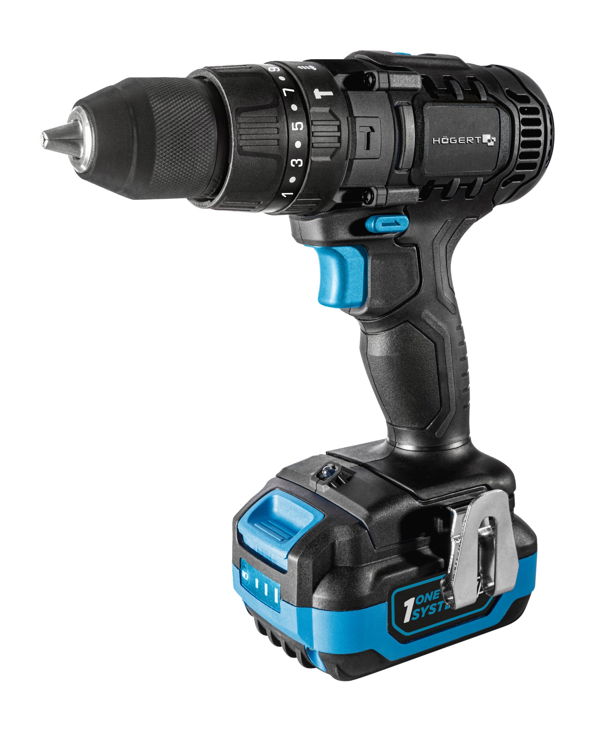 Impact drill driver 50Nm 18V + battery 2Ah set
