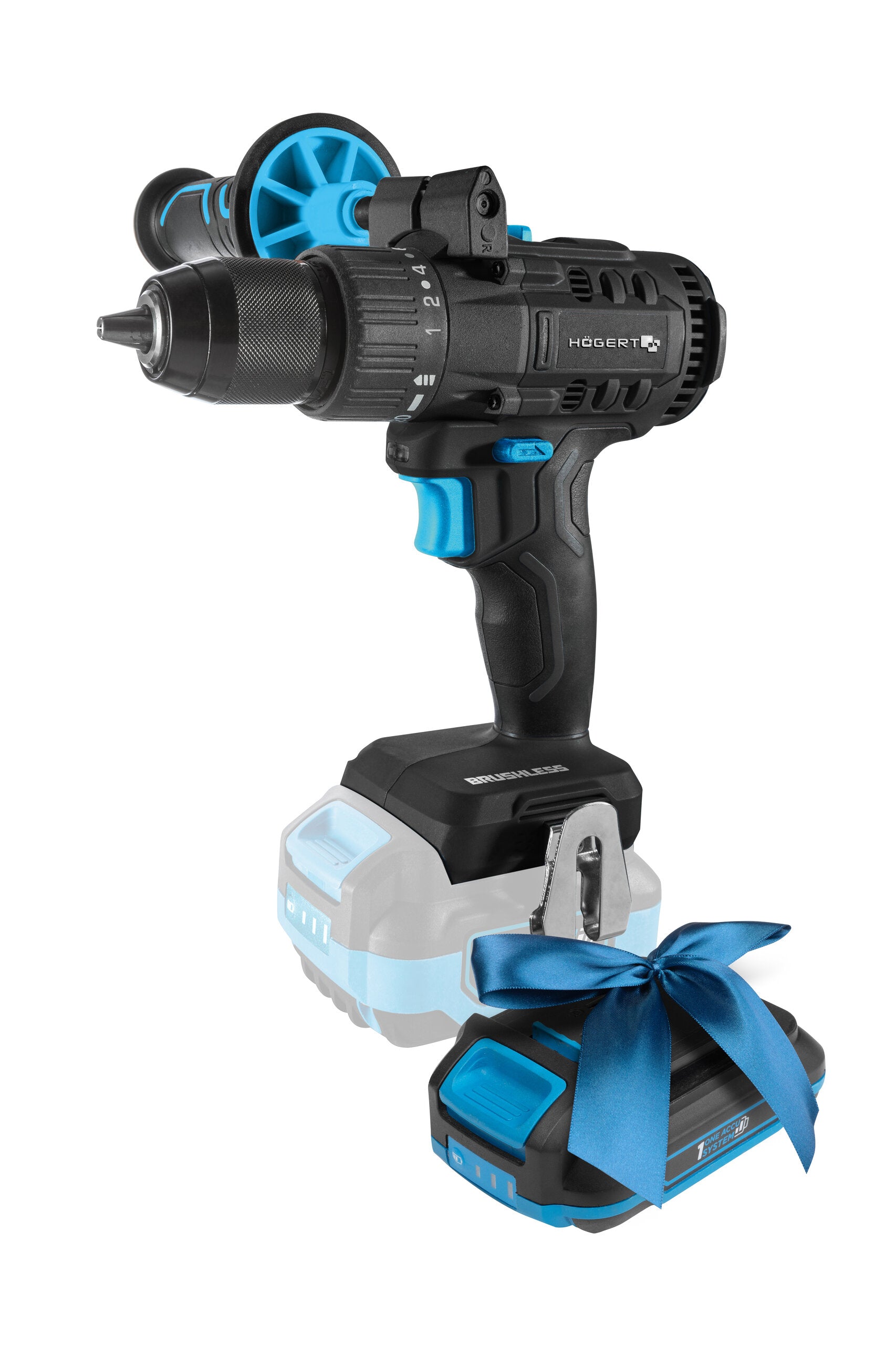 Kit perceuse-visseuse sans balais 80 Nm 18 V + batterie 2 Ah