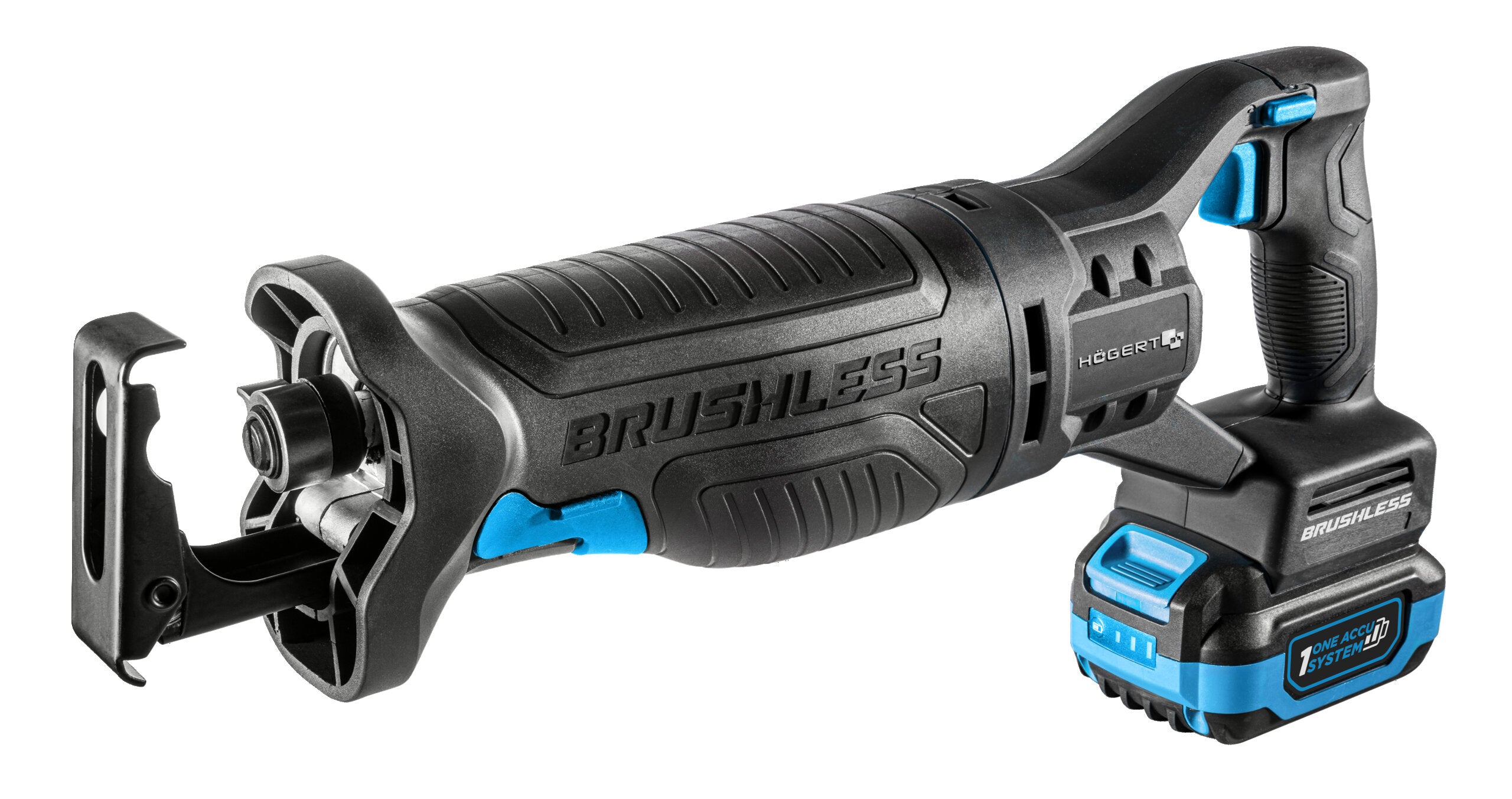 Brushless reciprocating saw 18V + 2Ah battery