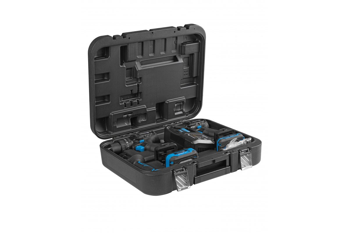 18V brushless impact driver and hammer drill-driver set