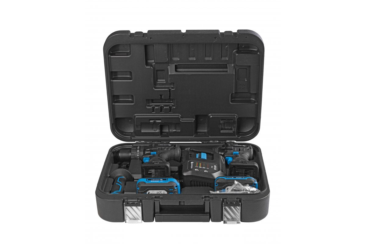 18V brushless impact driver and hammer drill-driver set