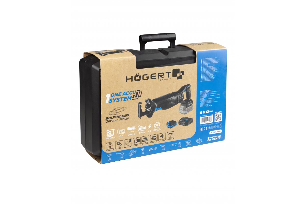 CORDLESS BRUSHLESS RECIPROCATING SAW 18V