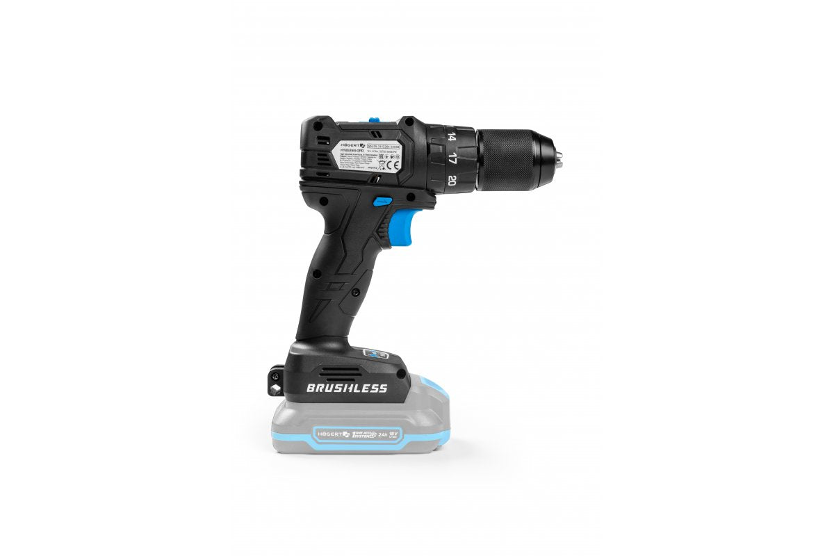 Brushless Compact Drill Impact Screwdriver 40Nm 18V