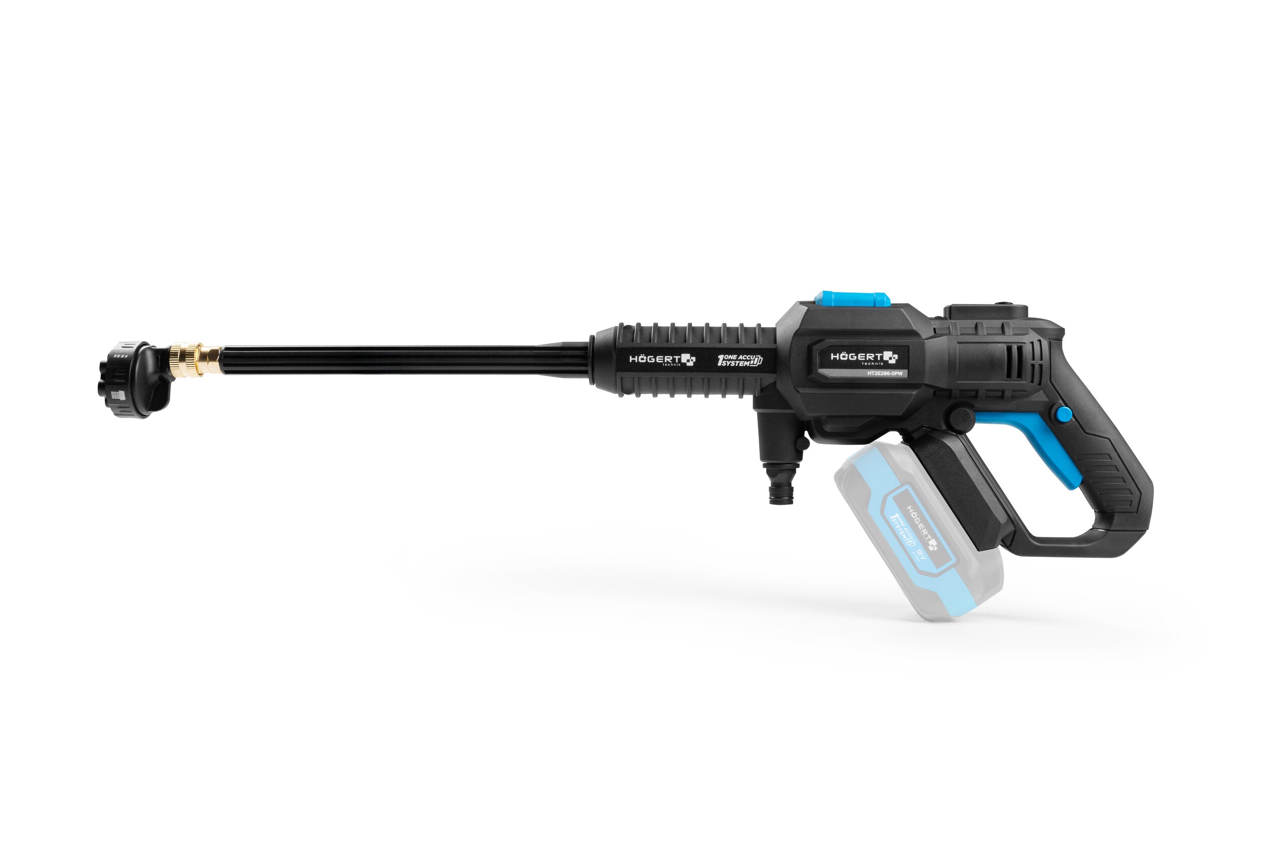 Set idropulitrice con batteria 2ah e caricabatterie