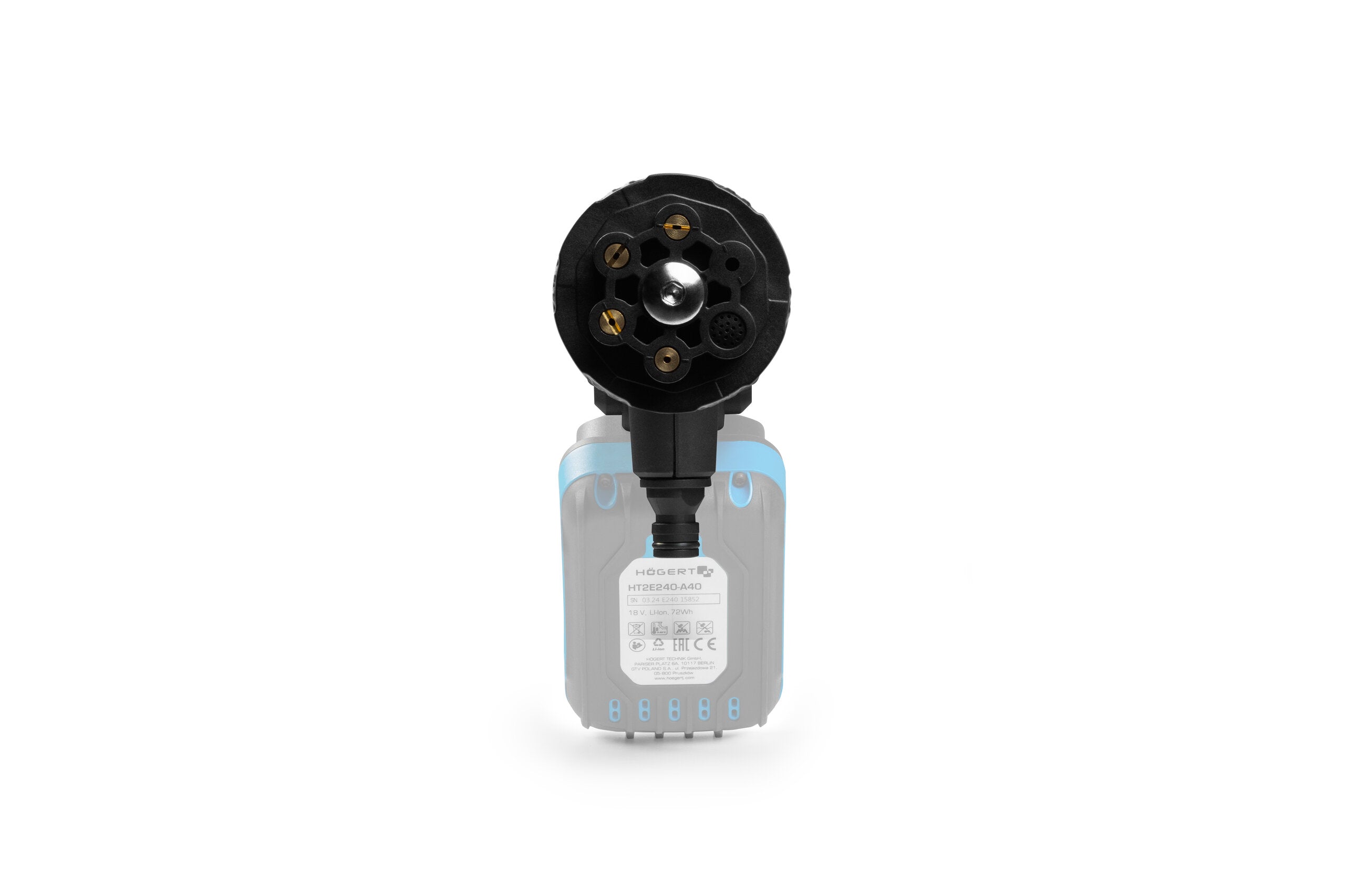 Set idropulitrice con batteria 2ah e caricabatterie