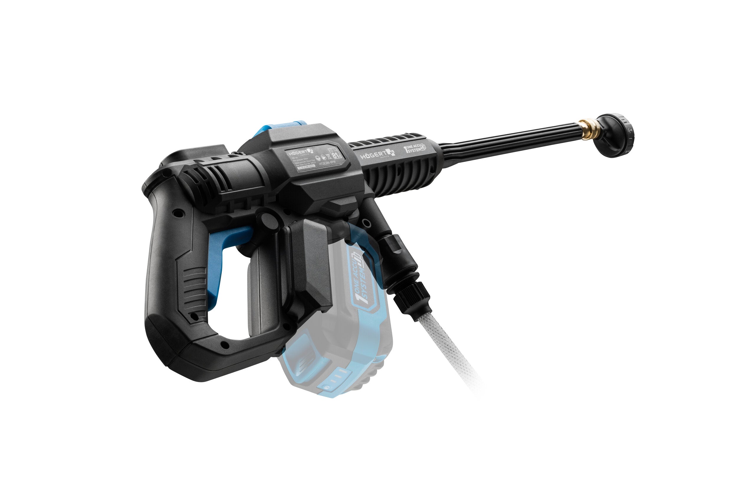 Set idropulitrice con batteria 2ah e caricabatterie