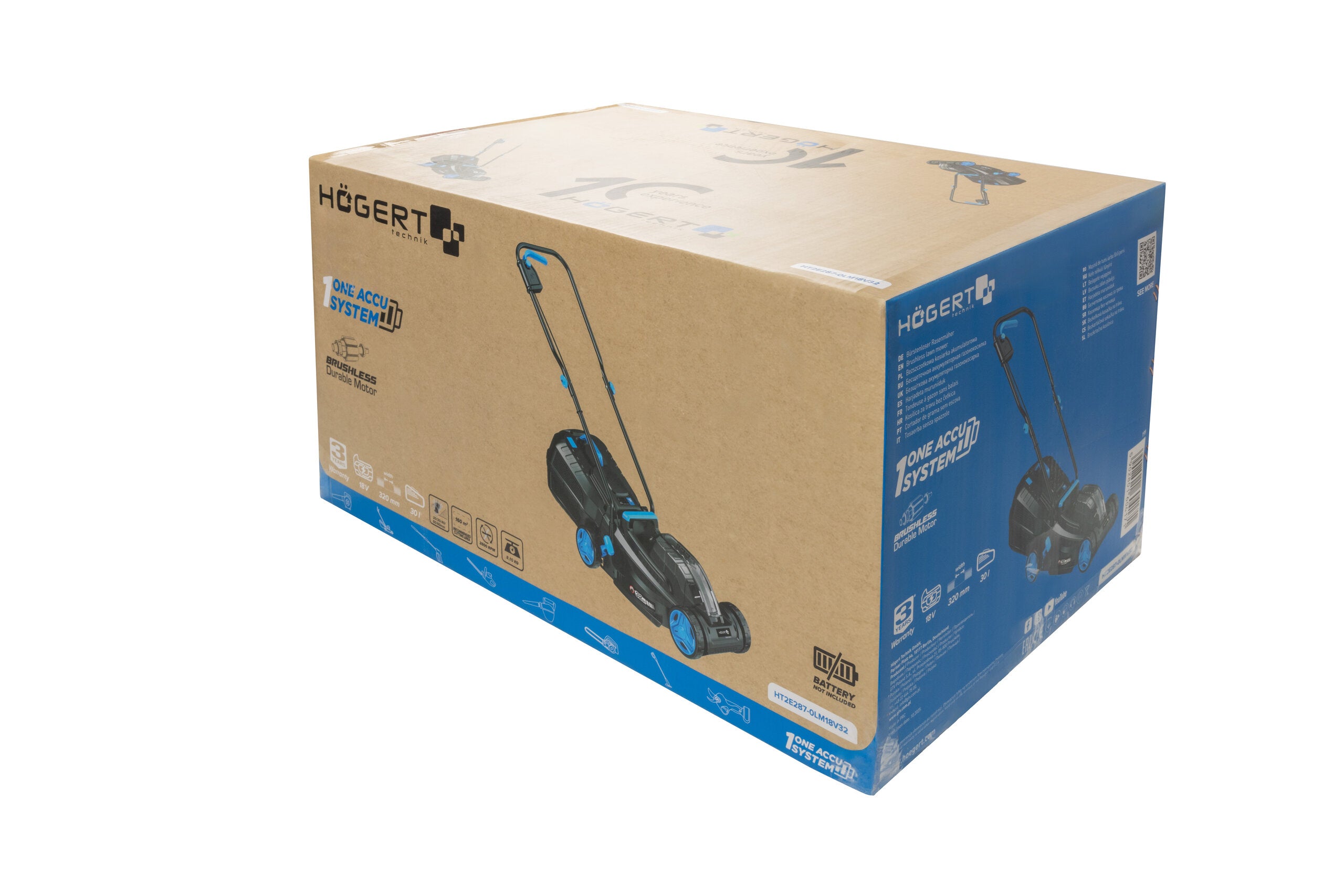 Bezszczotkowa kosiarka akumulatorowa 32 cm 18V