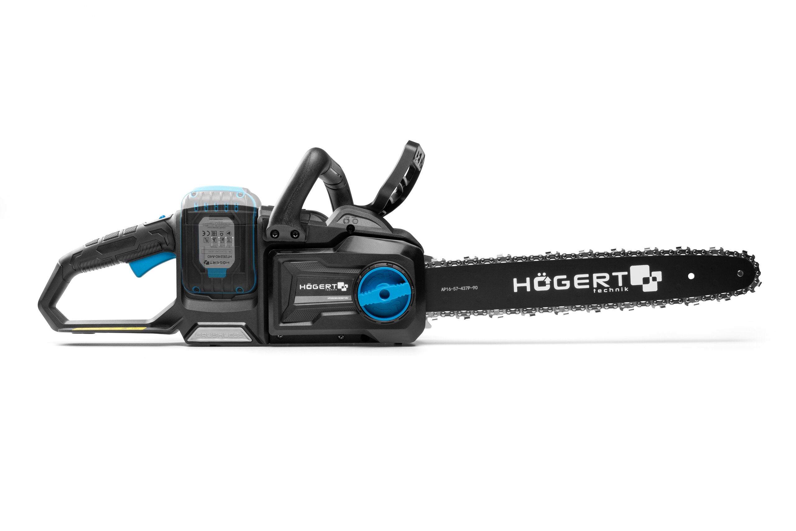 Brushless chainsaw 2x18V