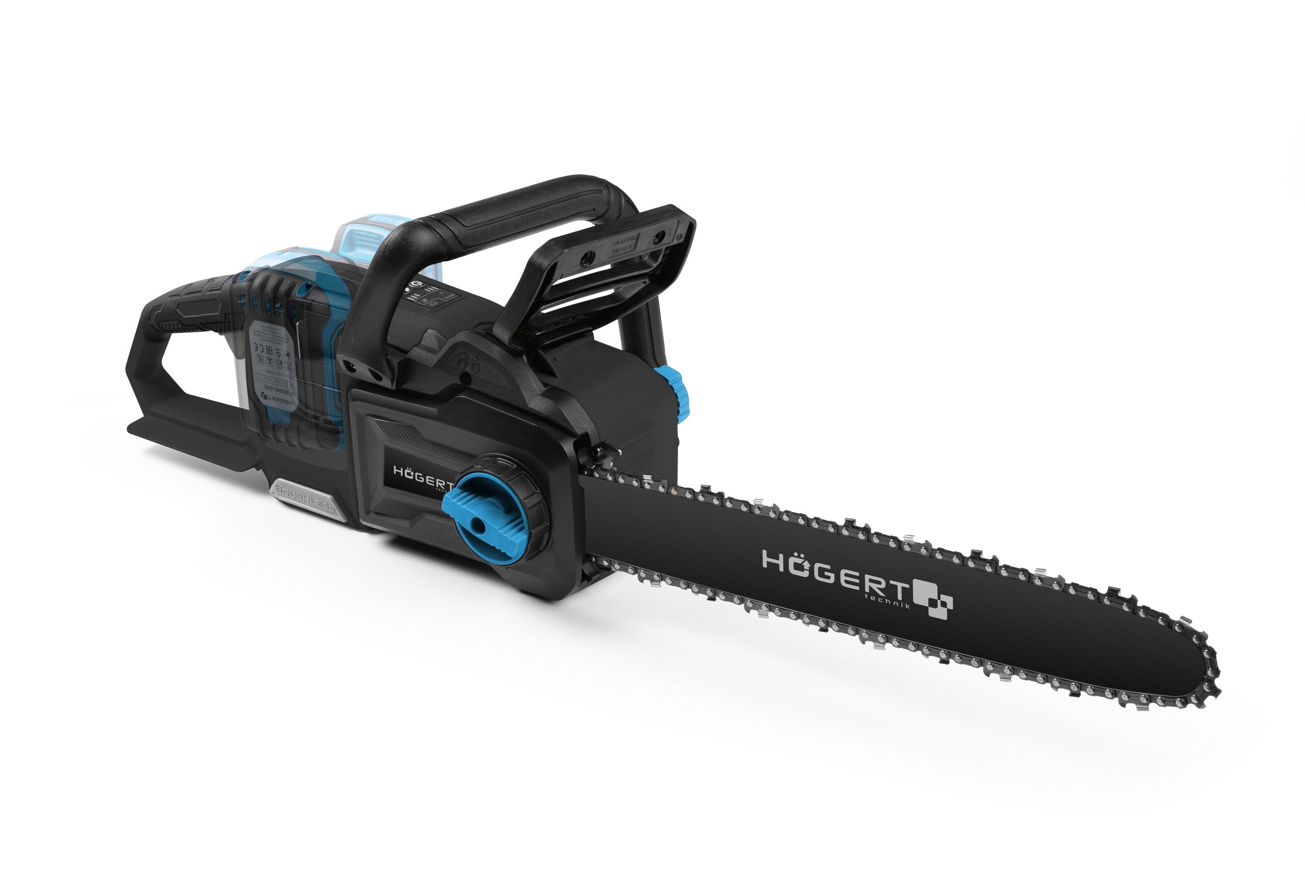 Brushless chainsaw 2x18V