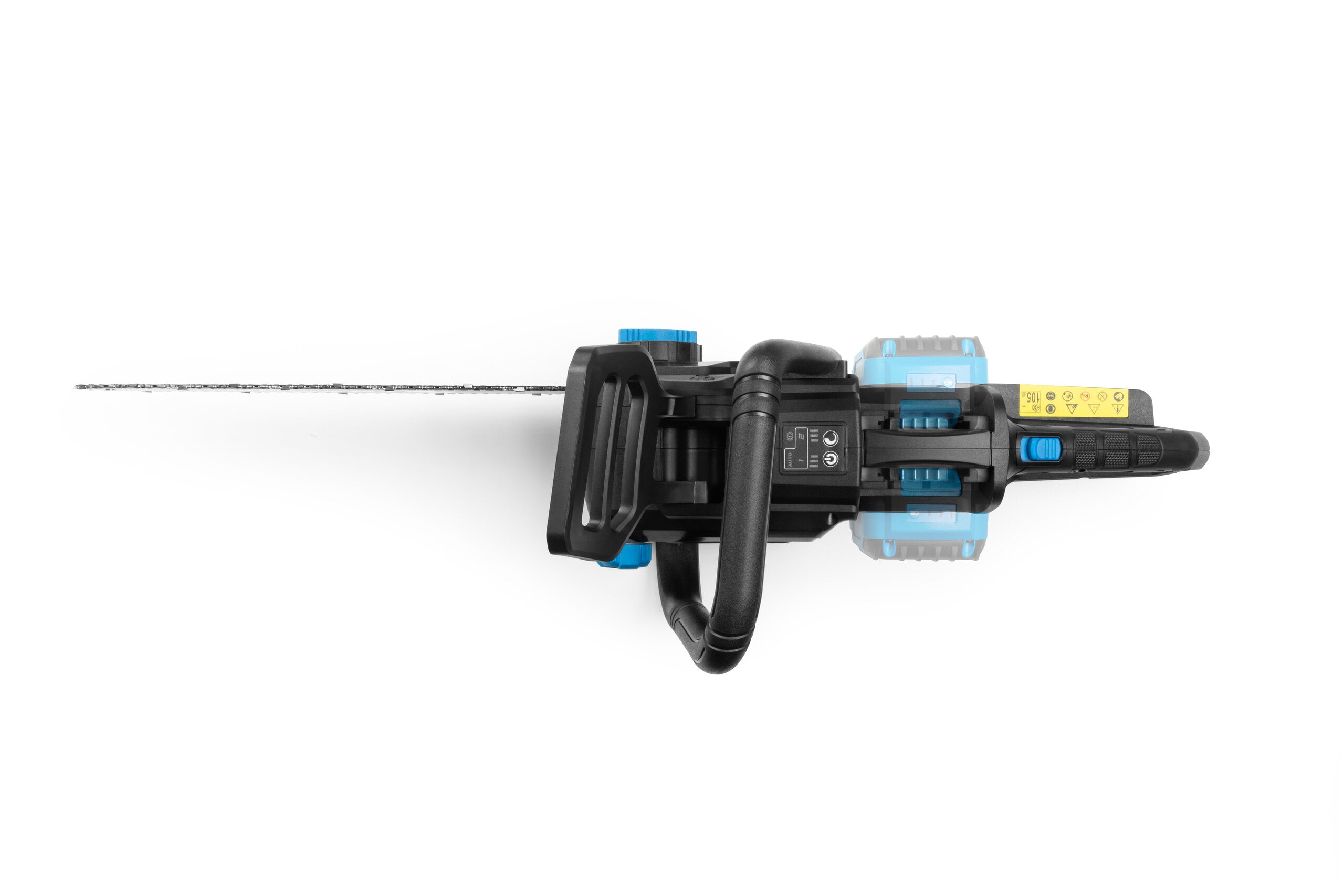 Brushless chainsaw kit with 2x4Ah batteries and DUO charger