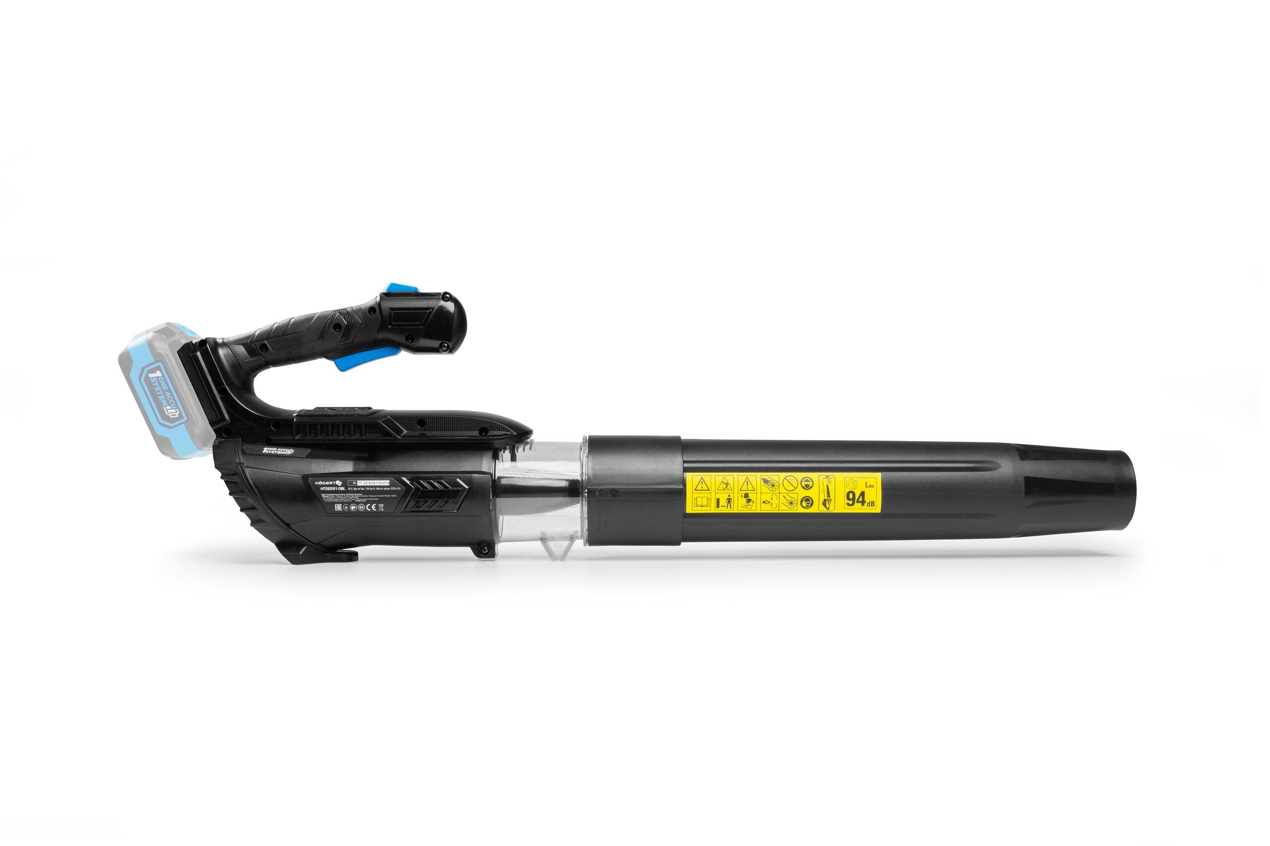 Kit soffiatore con batteria 4Ah e caricabatterie
