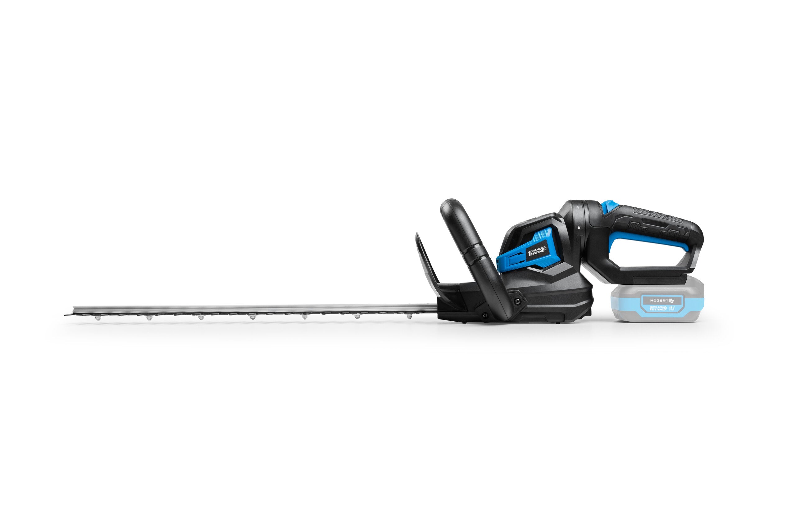 Hedge trimmer set with 2Ah battery and charger