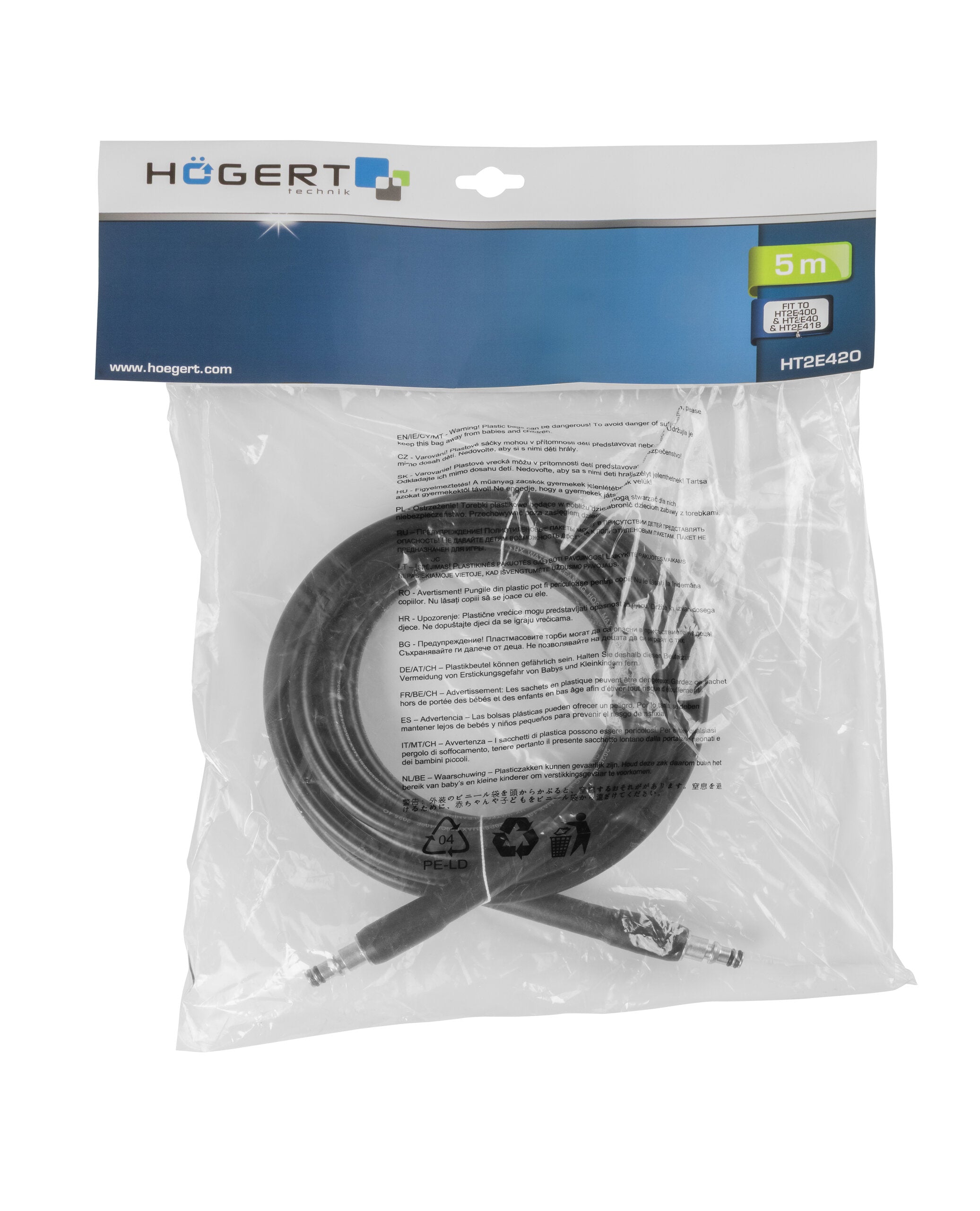 Extension hose for pressure washers 5 m