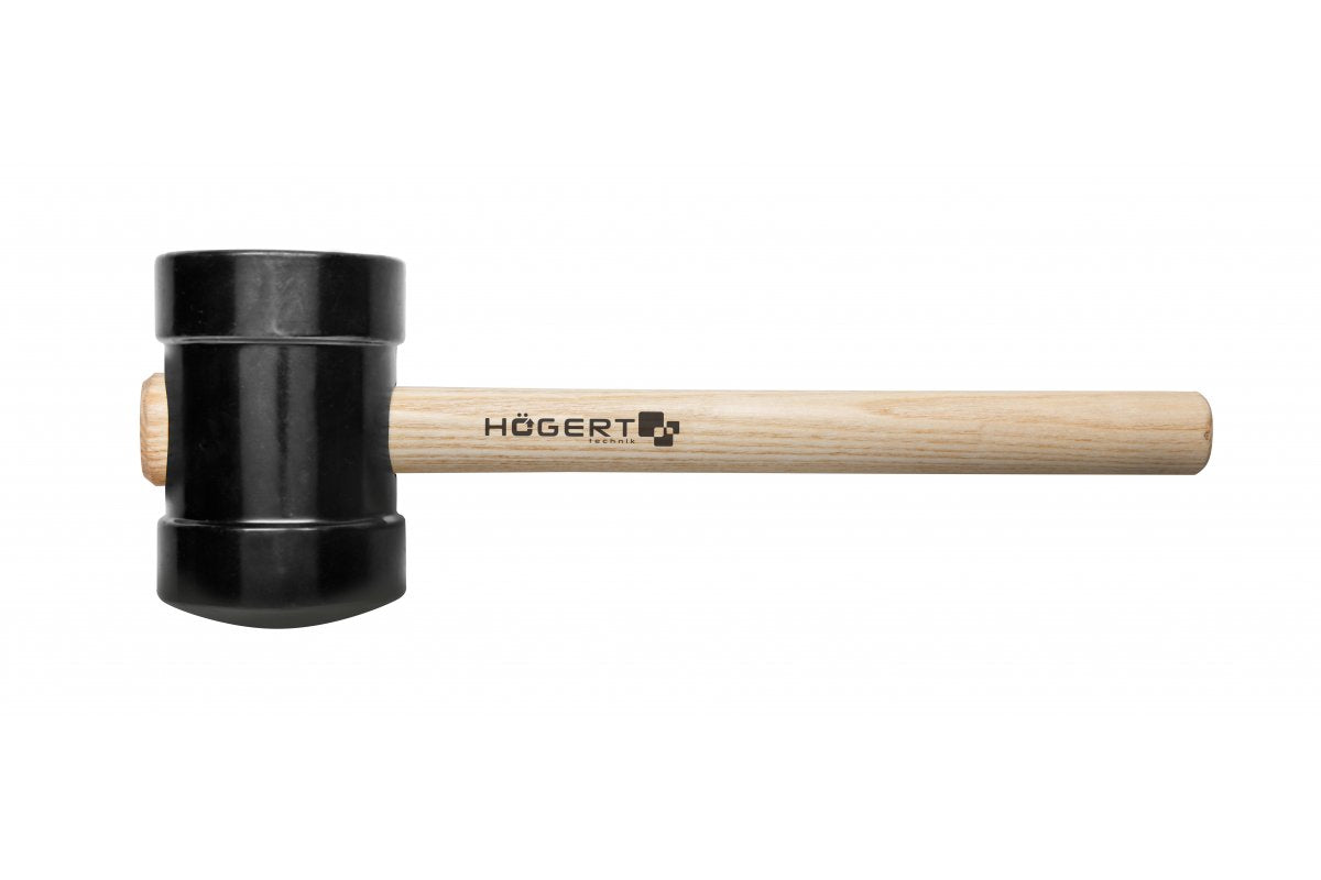 Wooden handle rubber mallet, 800 g