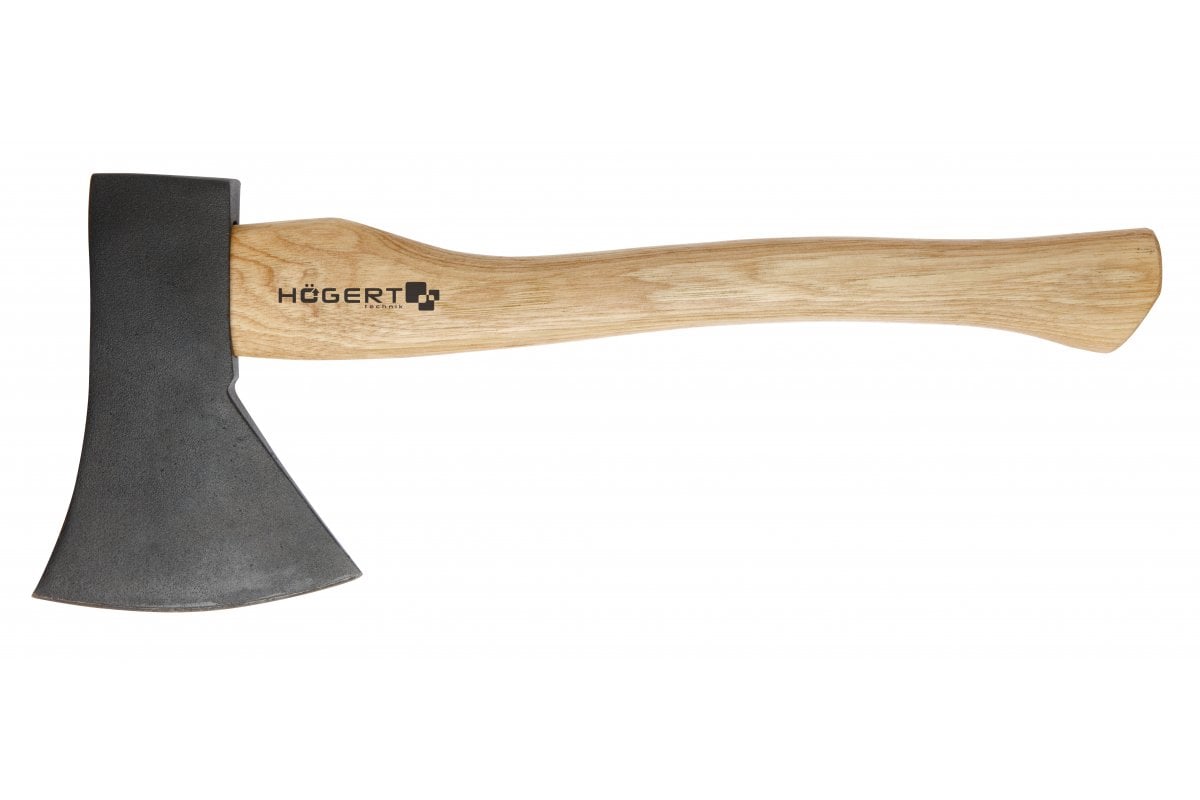 Hacha 1200g, con mango de madera de nogal