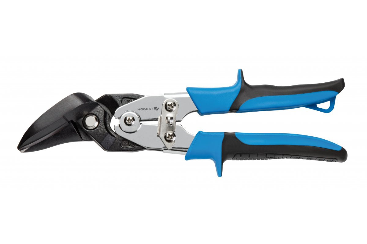 Offset tin snips 250 mm, bent left
