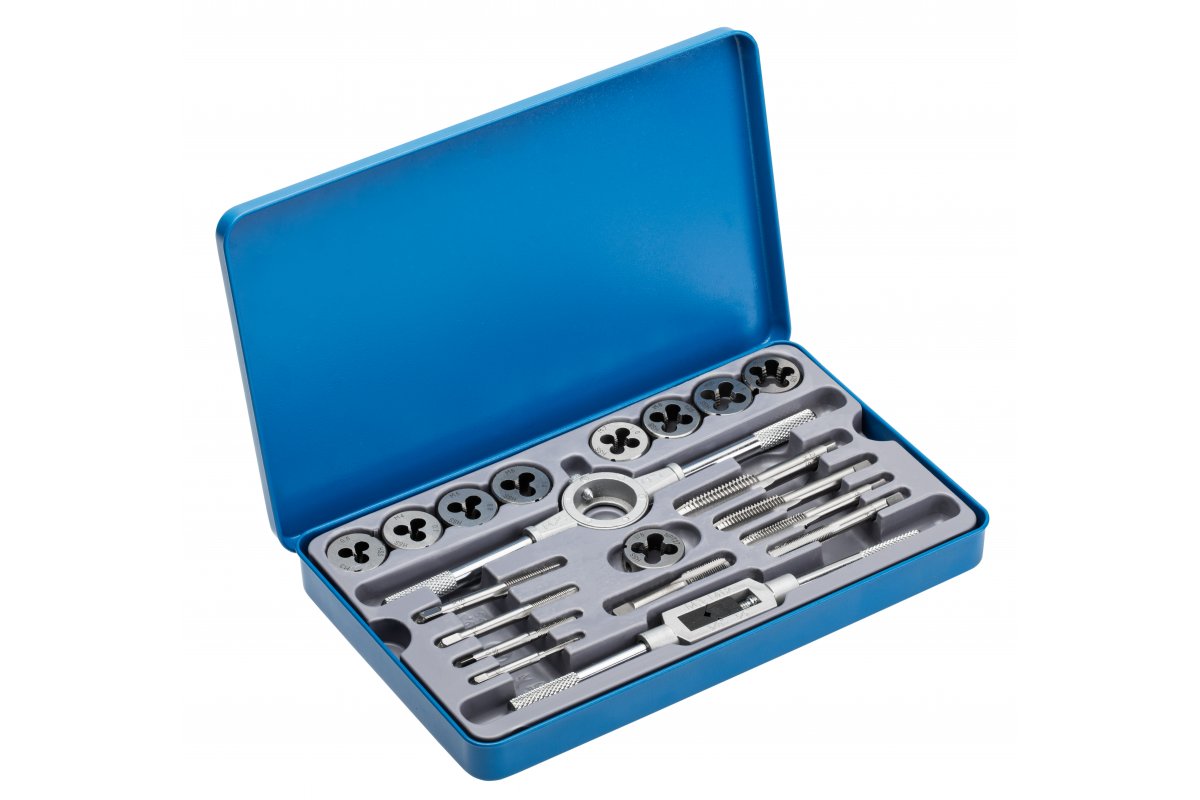 Tap and die set, 20 pcs