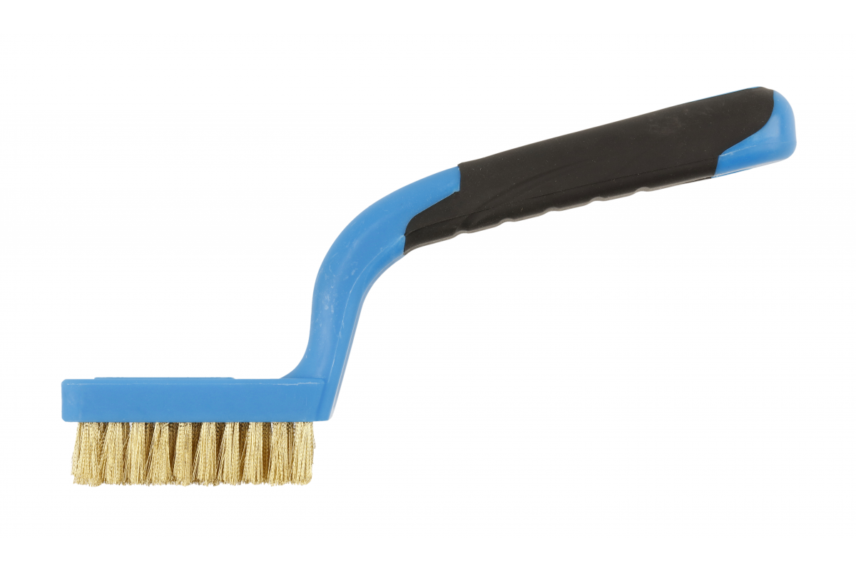 Brass wire brush, 3 x 10