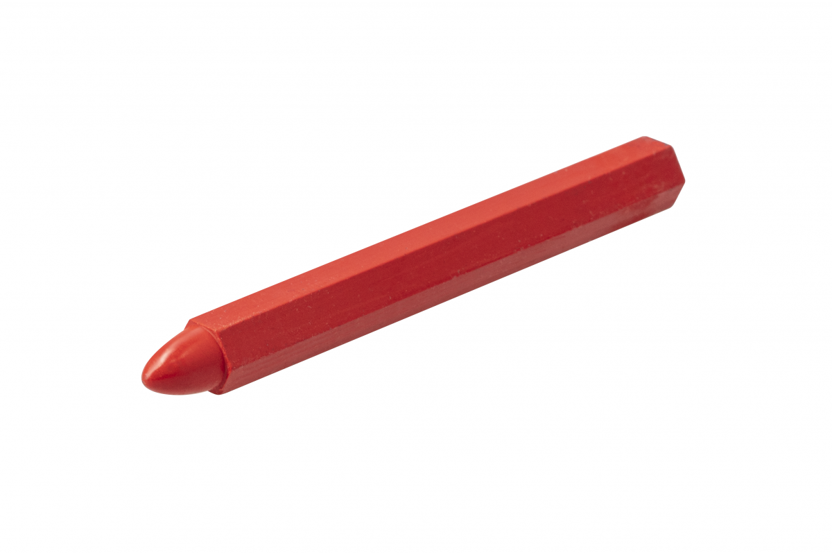 Technical chalk red, 120 mm, 12 pcs.