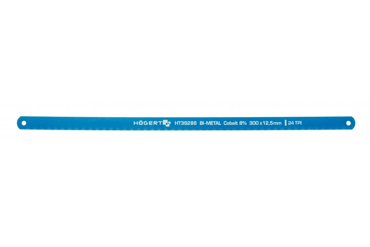 Lames de scie à métaux 300 mm, 24TPI, HSS, Bi-métal, Cobalt 8%, 2pcs