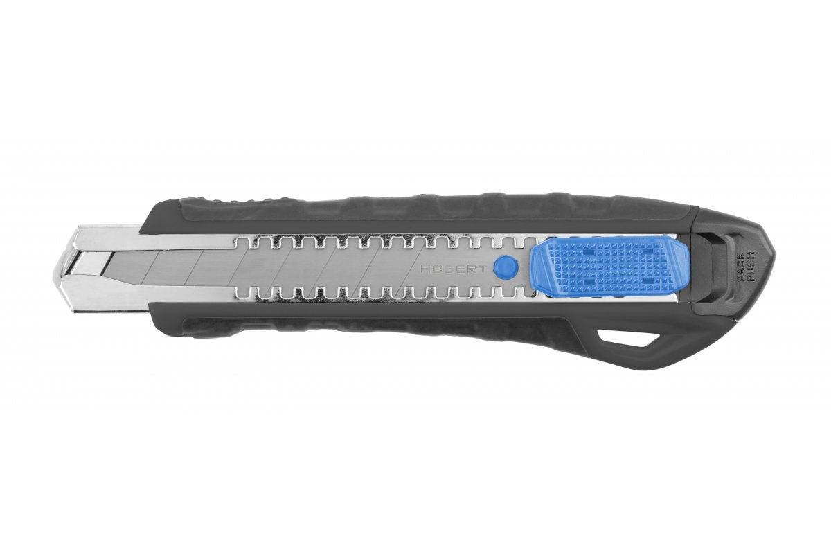 Snap-off knife, 18 mm, plastic with a blockade