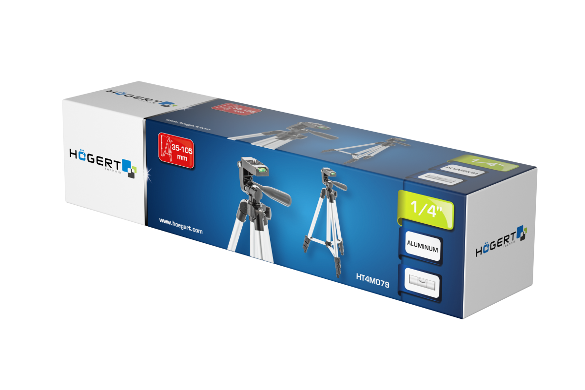 Tripod for laser levels 1/4"