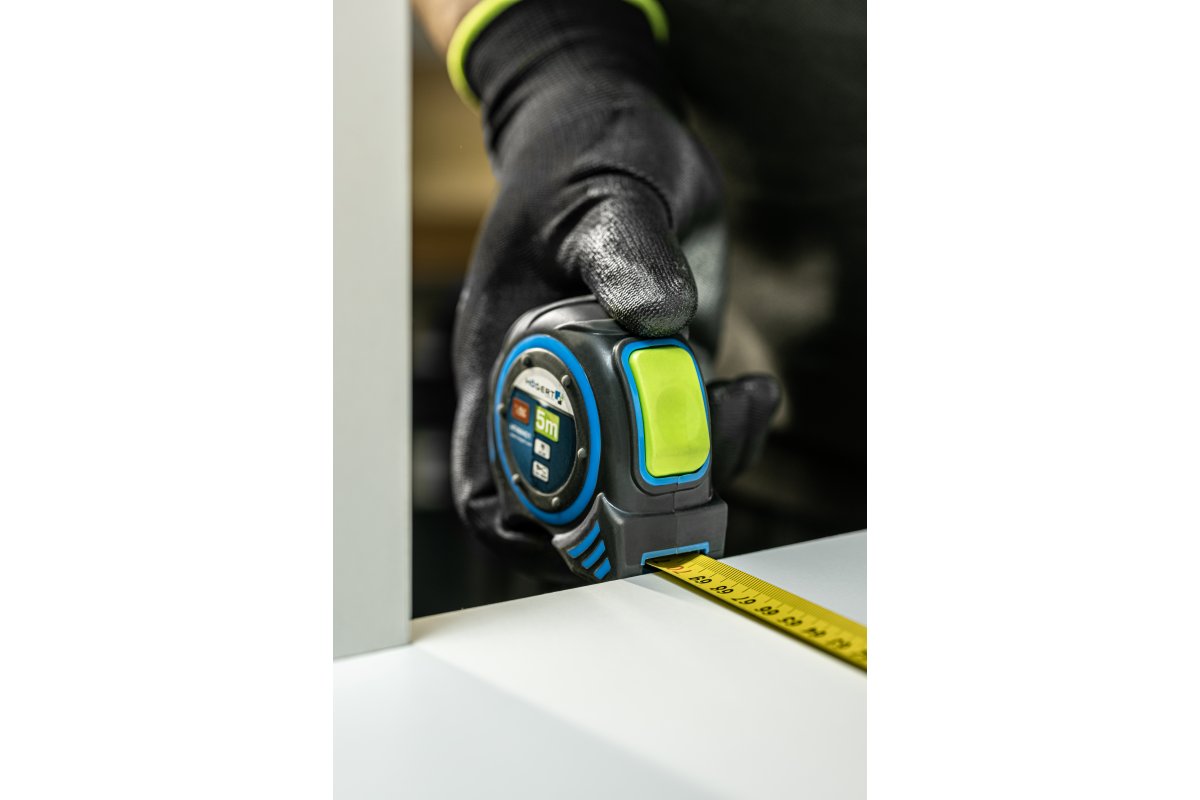 Cinta métrica 5m 19mm auto stop nylon con imán