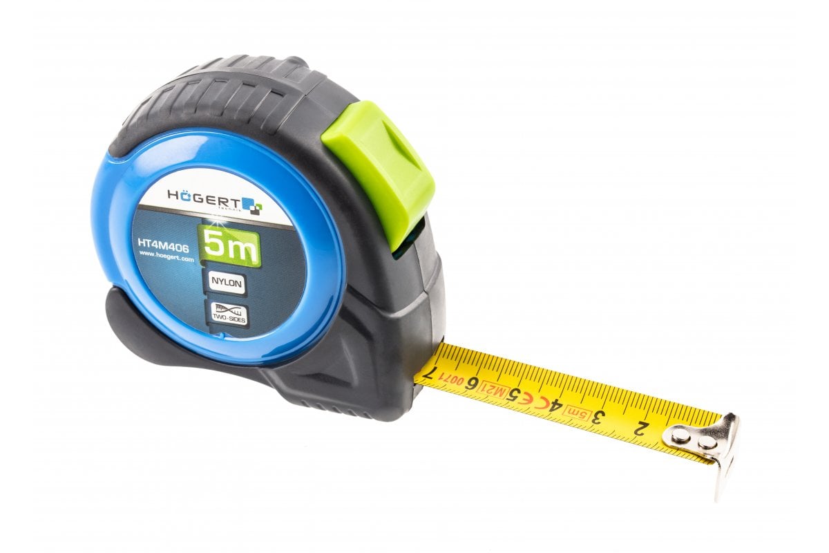 Cinta métrica 5m 19mm nylon 2 caras
