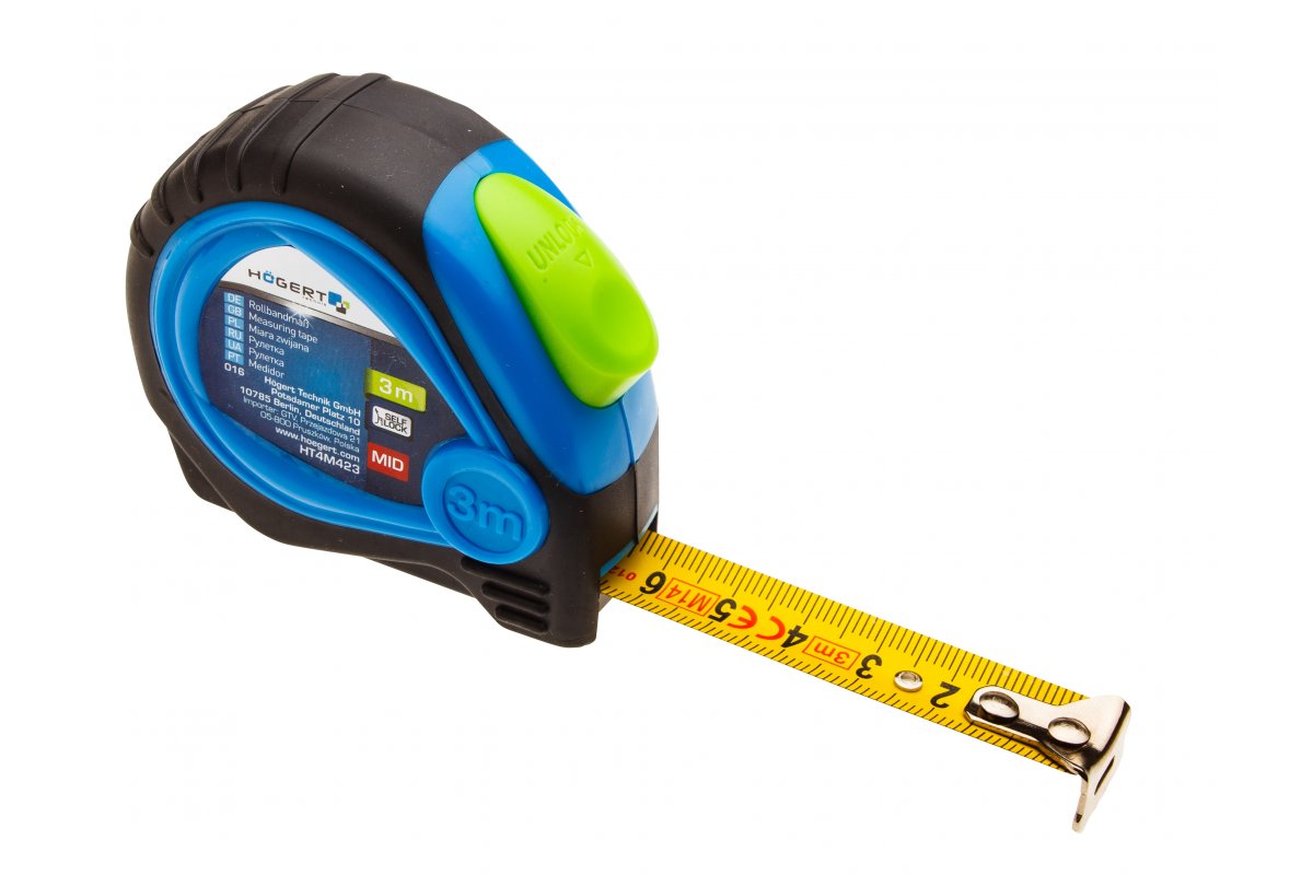 Mjerna traka 3m x 16mm s MID certifikatom