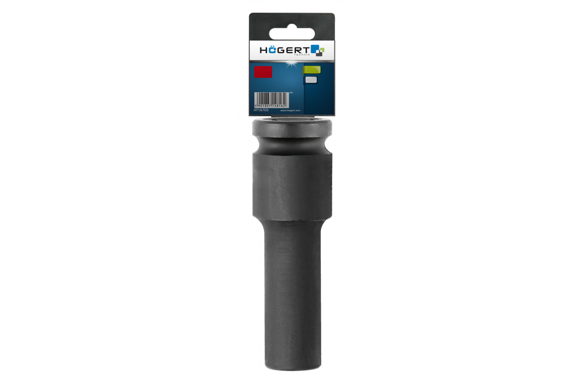 Impact socket 1/2", 10 mm, CrMo, deep
