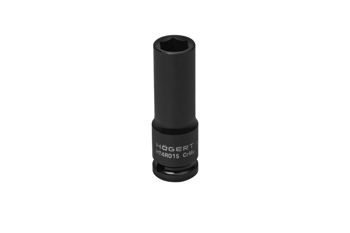 Douilles à chocs 1/2", 15 mm, CrMo, longues