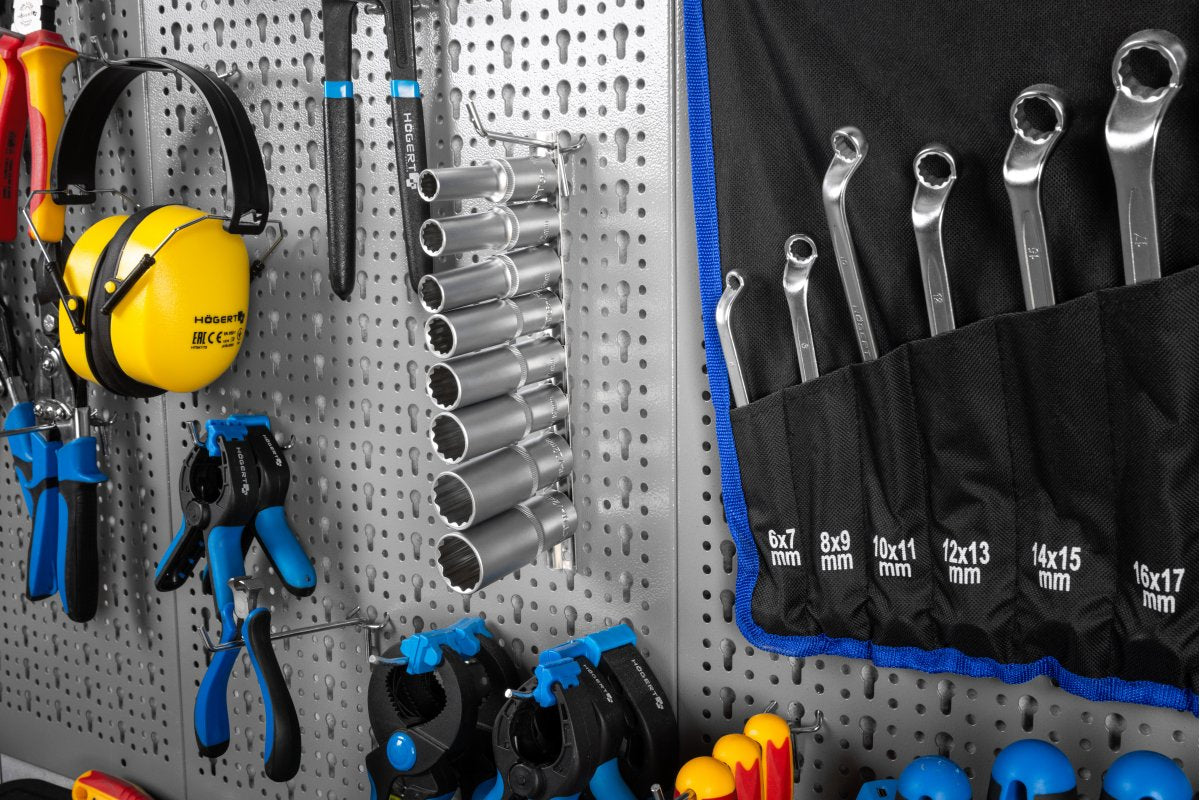 1/2" 12-point socket wrench set, 8 pcs.