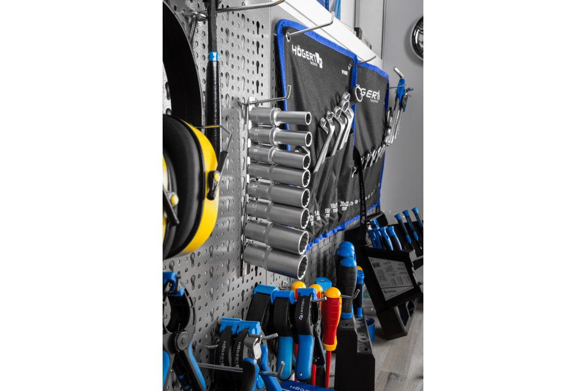 1/2" 12-point socket wrench set, 8 pcs.