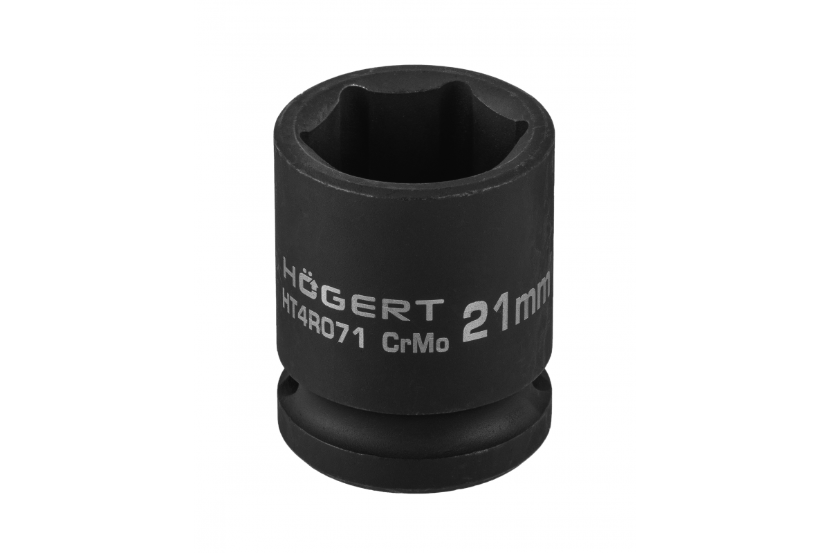 Impact socket 1/2" 21mm short