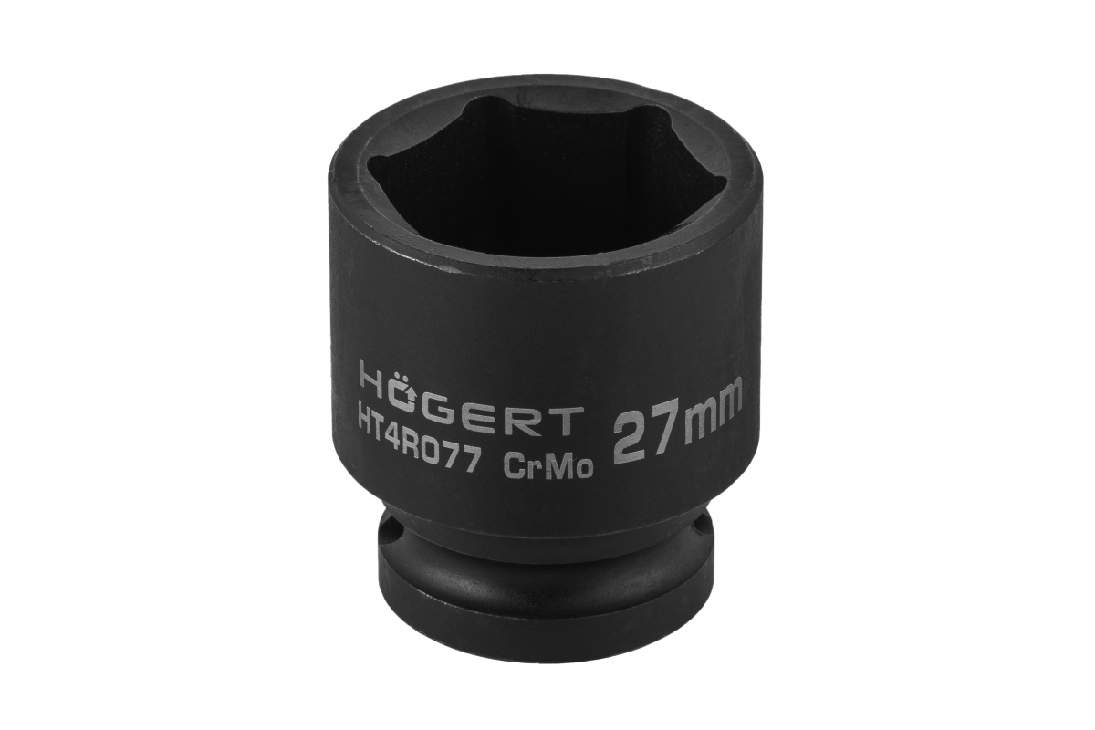 Impact socket 1/2" 27mm short