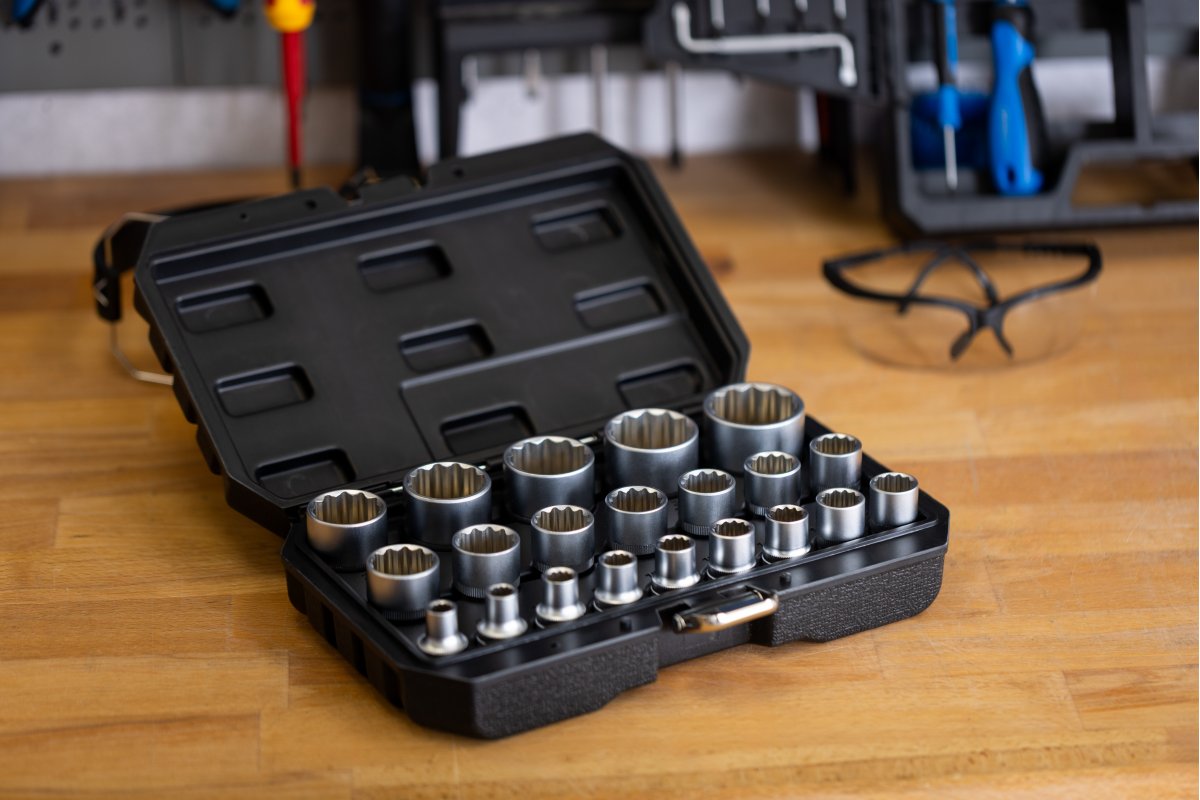 1/2" socket wrench set, 21 pcs.
