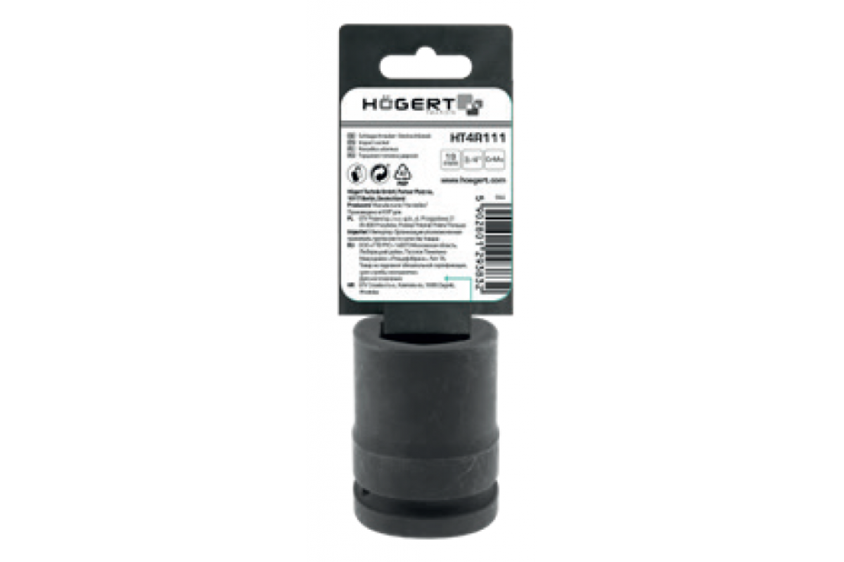 Impact socket 3/4", 46 mm, CrMo, long