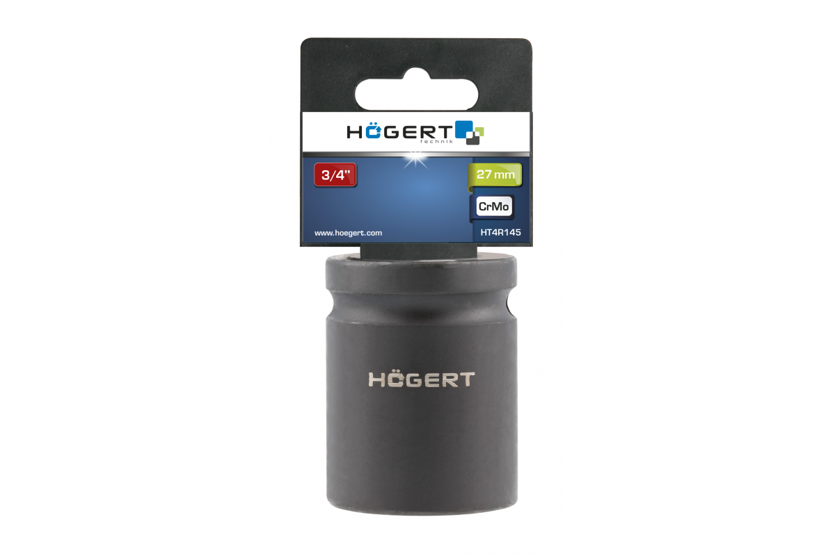 Short impact socket 27 mm