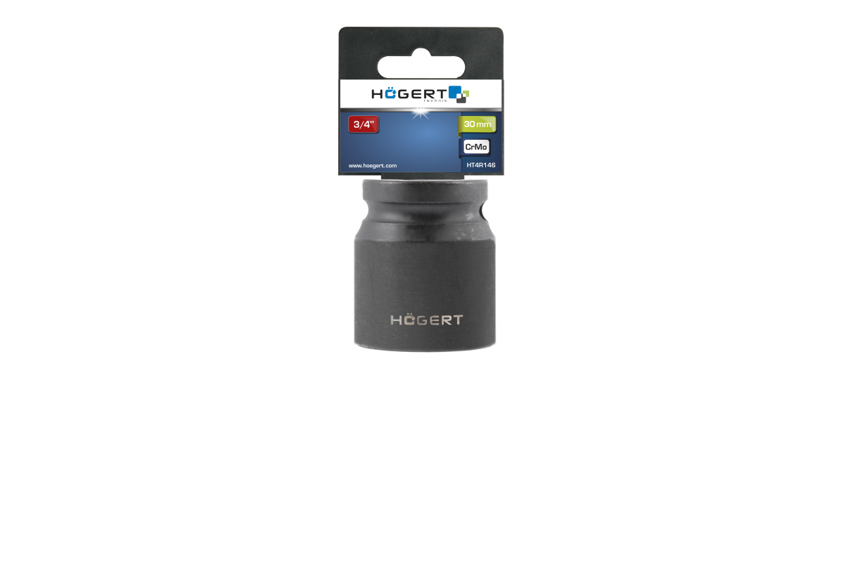 Short impact socket 30 mm