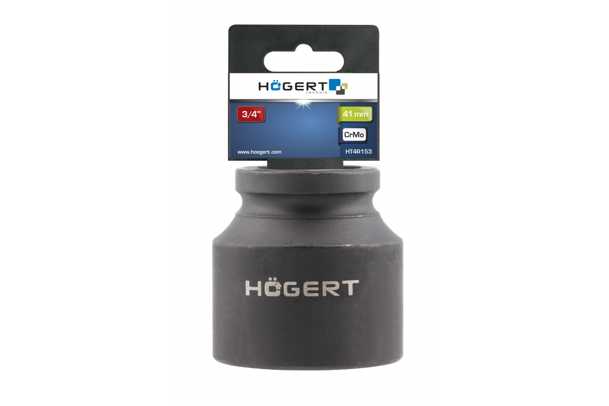 Short impact socket 41 mm