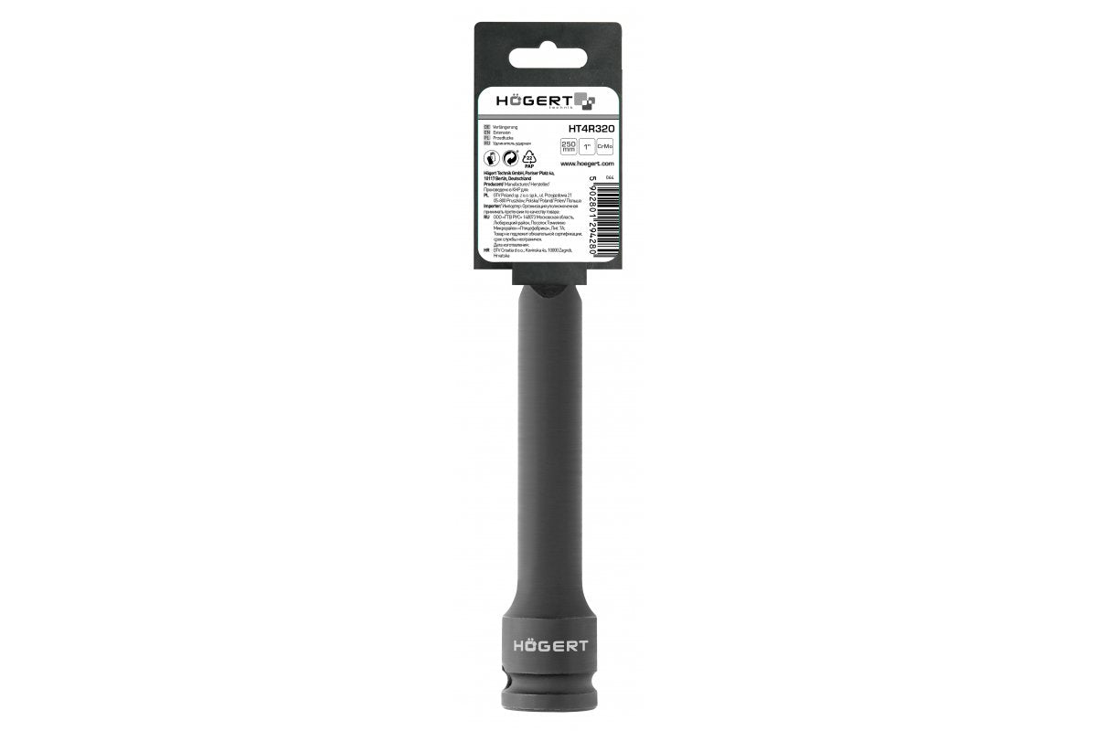 Impact extension 1", 250 mm, CrMo