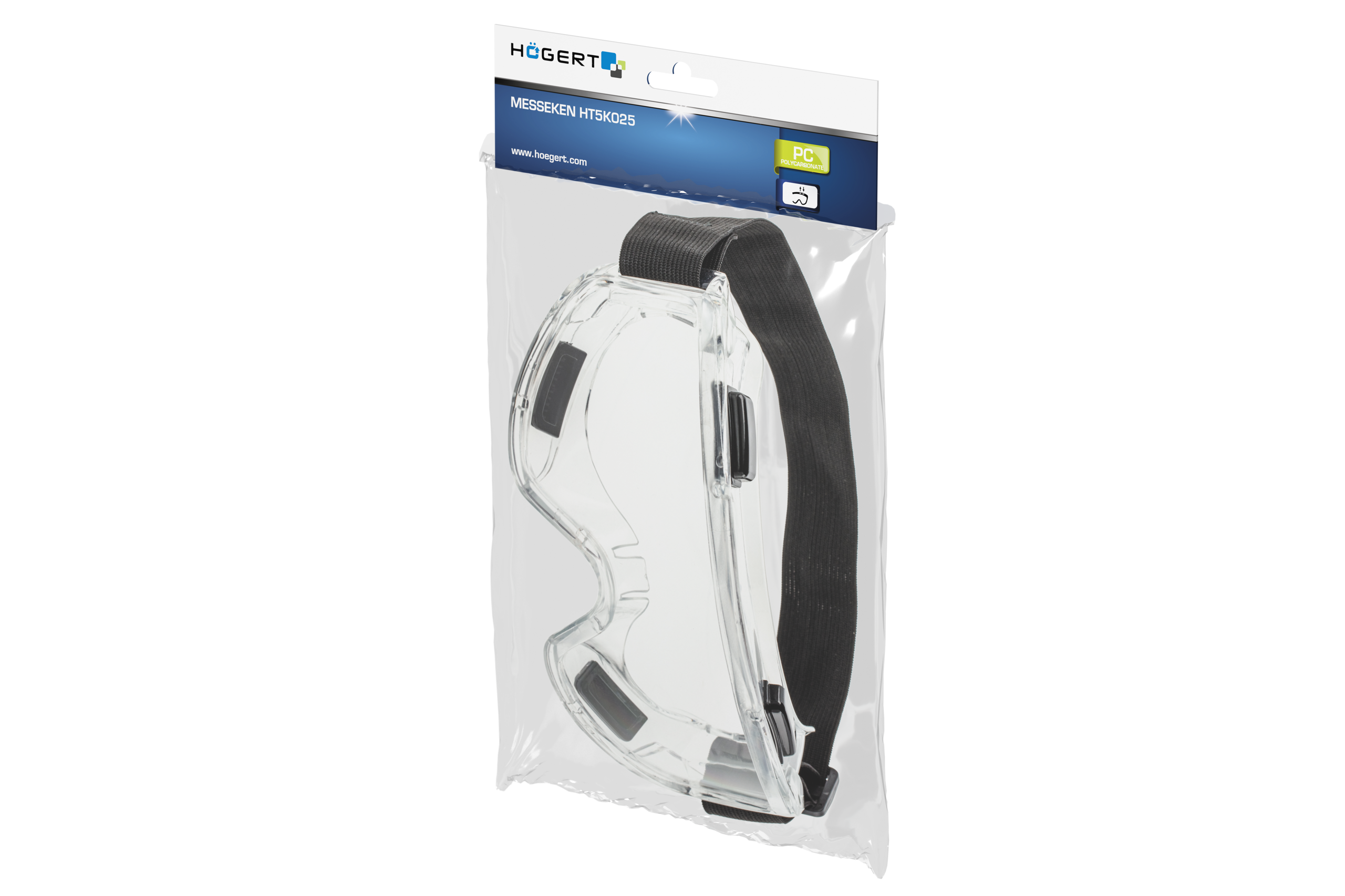 MESSEKEN Schutzbrille transparent uni