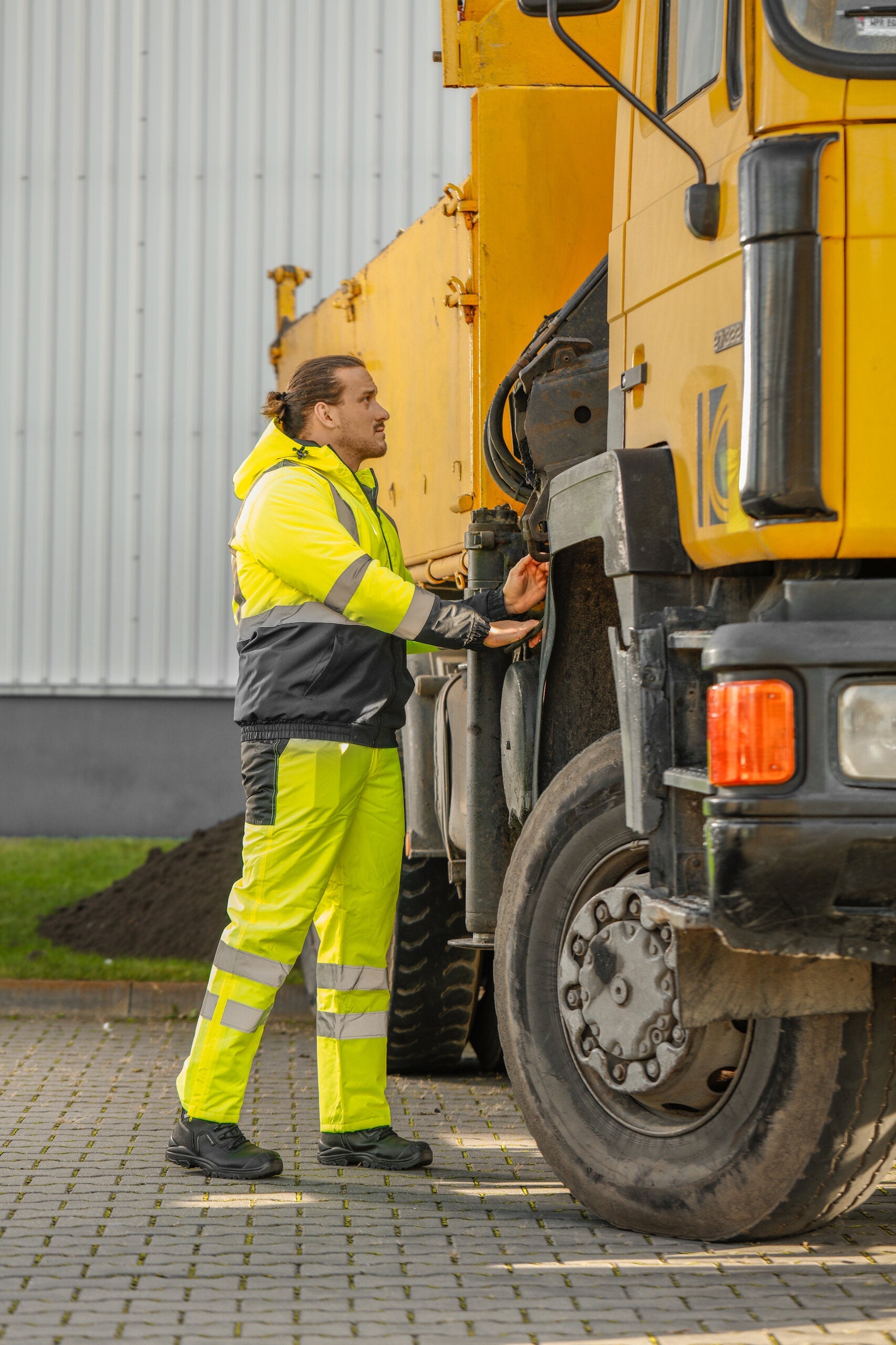 OKER Kurtka ostrzegawcza ocieplana