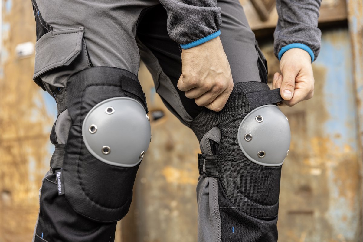 EIB paving protective knee pads PP black/gray uni (2 pcs/pack)