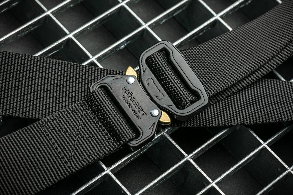 TAKTISCH cinturon tactico hebilla metal negro uni 130 cm