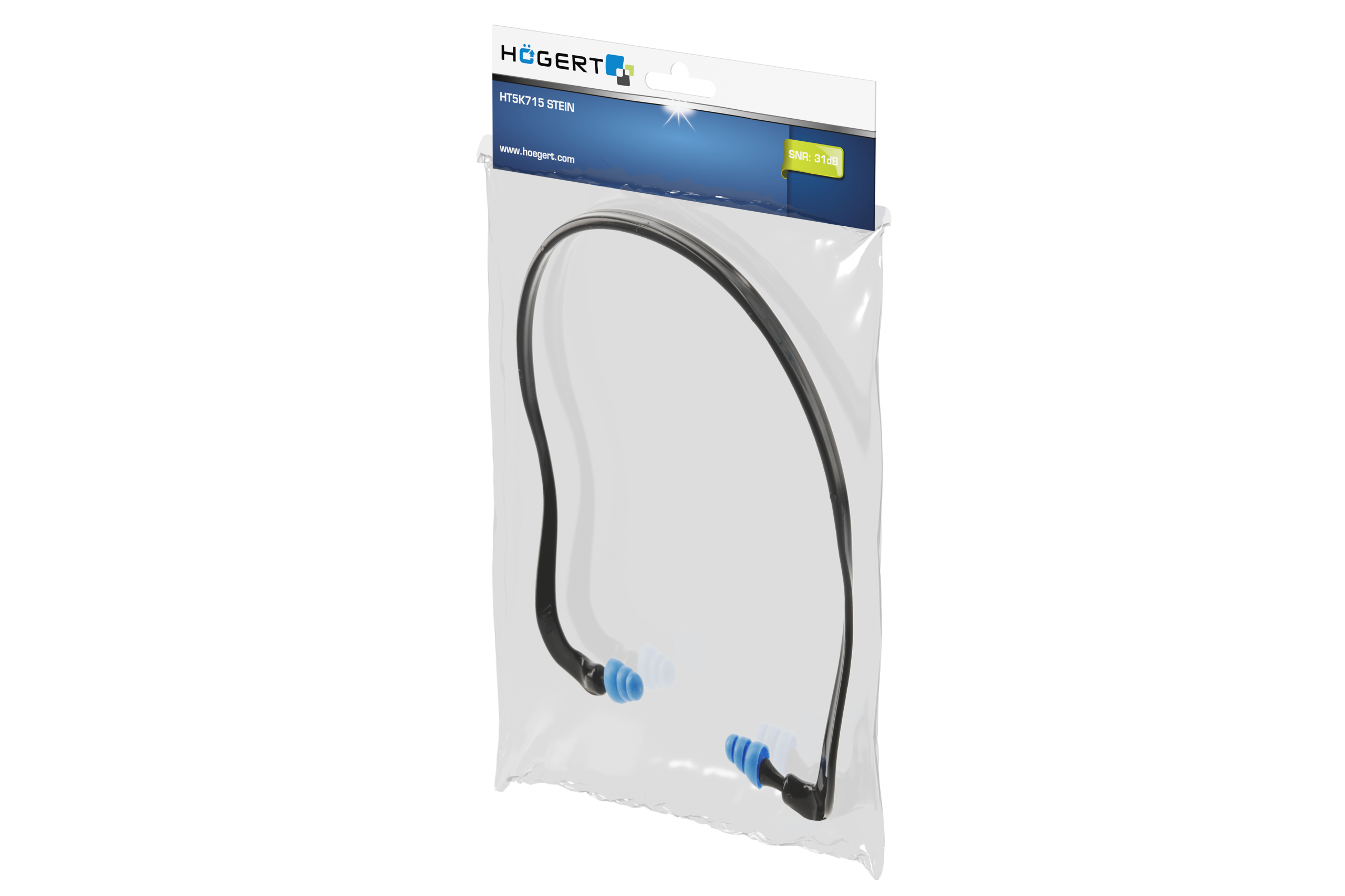 STEIN tapones con diadema negro/azul uni